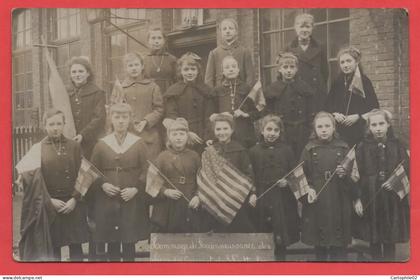 59 - Wattrelos - Carte photo des élèves du couvent