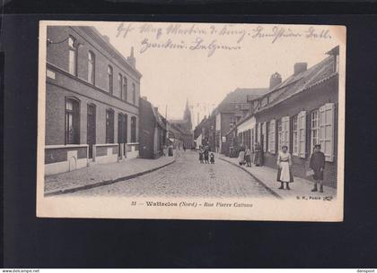 Frankreich France AK Wattrelos Rue Pierre Catteau 1915