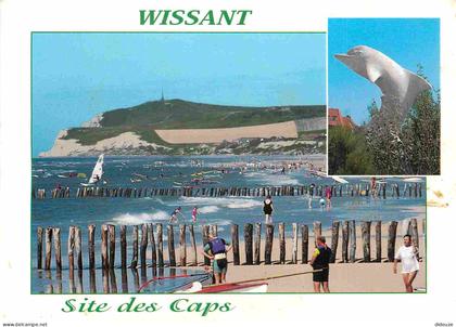 Carte Postale - 62 - Wissant - Multivues - Statue de Dauphin de Ducouret - CPM - Voir Scans Recto-Verso - Poscard - Cart