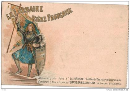 Carte Postale Ancienne de XERTIGNY- La Lorraine Biere Française