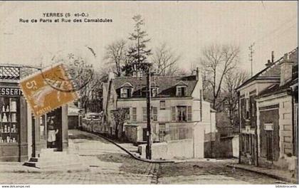 D91 - YERRES - RUE DE PARIS ET RUE DES CAMALDULES