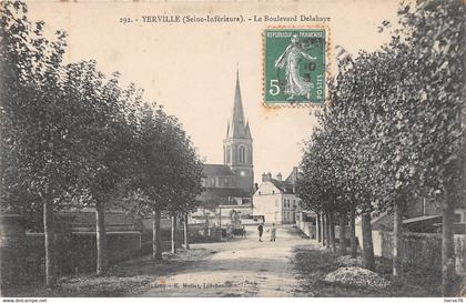 YERVILLE - boulevard Delahaye