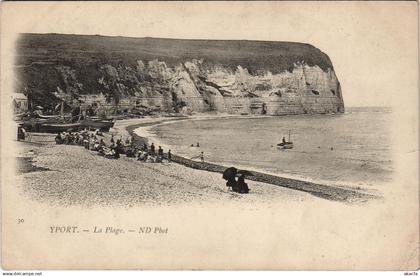 CPA YPORT - La plage (154137)
