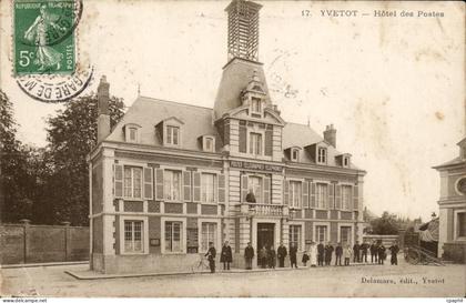 Yvetot CPA Hotel des Postes