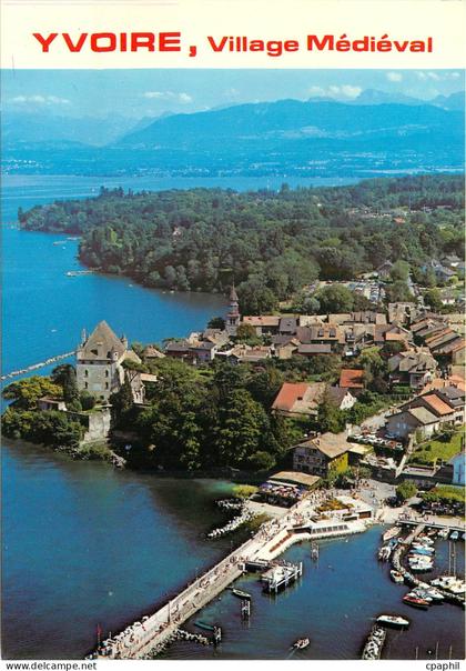 CPM Yvoire Haute Savoie Village medieval fleuri au bord du Lac Leman