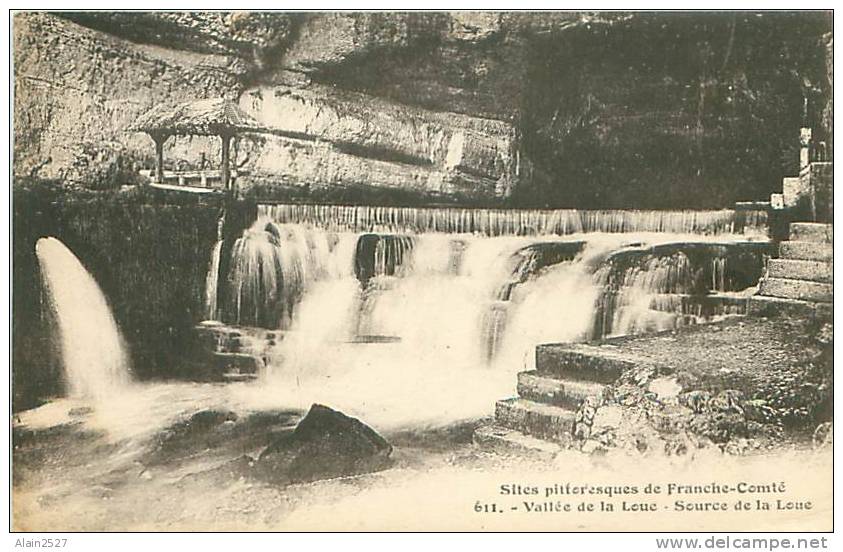 Franche-Comté - Vallée de la Loue - Source de la Loue (Ed. C.L.B., Besançon, 611)