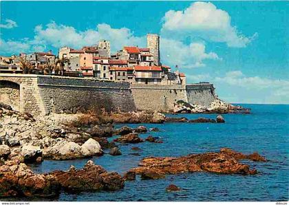 Carte Postale - 06 - Antibes - Les Remparts - La vieille ville et ses remparts - CPM - Voir Scans Recto-Verso - Poscard