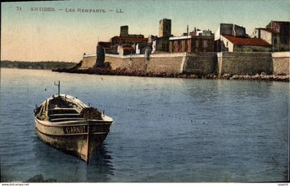 CPA Antibes Les Remparts
