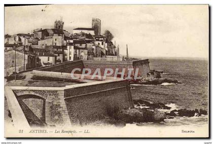 CPA Antibes Les Remparts