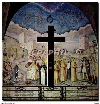 CPM La cote d'Azur miracle de la nature Cap d'Antibes Alpes Maritimes Chapelle de la Garoupe Fresque