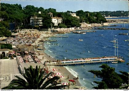 CPA La Cote d'Azur Juan les Pins A M la Plage