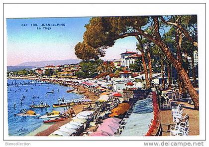 Juan les pins.La plage.