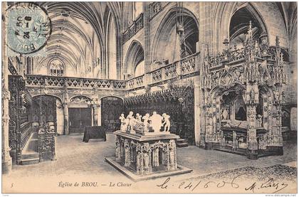 01 - Eglise de BROU - Le choeur