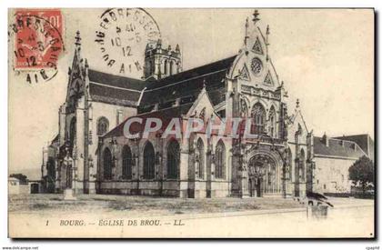 CPA Bourg Eglise de Brou