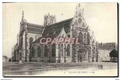 CPA Bourg Eglise de Brou