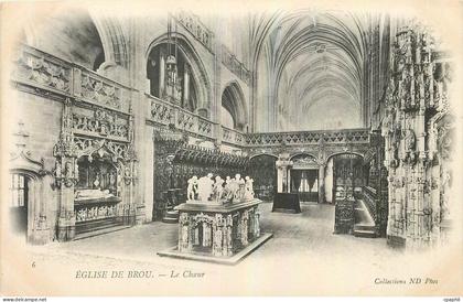 CPA Eglise de Brou Le Choeur