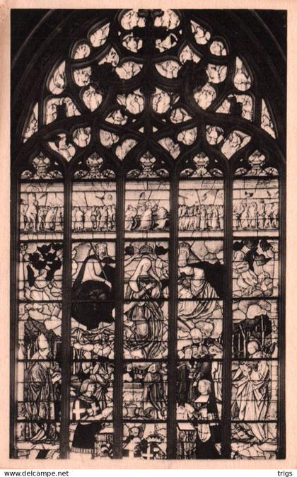 Église de Brou - Vitrail: "L'Assomption de la Vièrge"