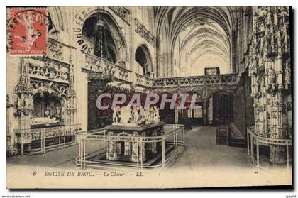 CPA Eglise de Brou Le Chocur