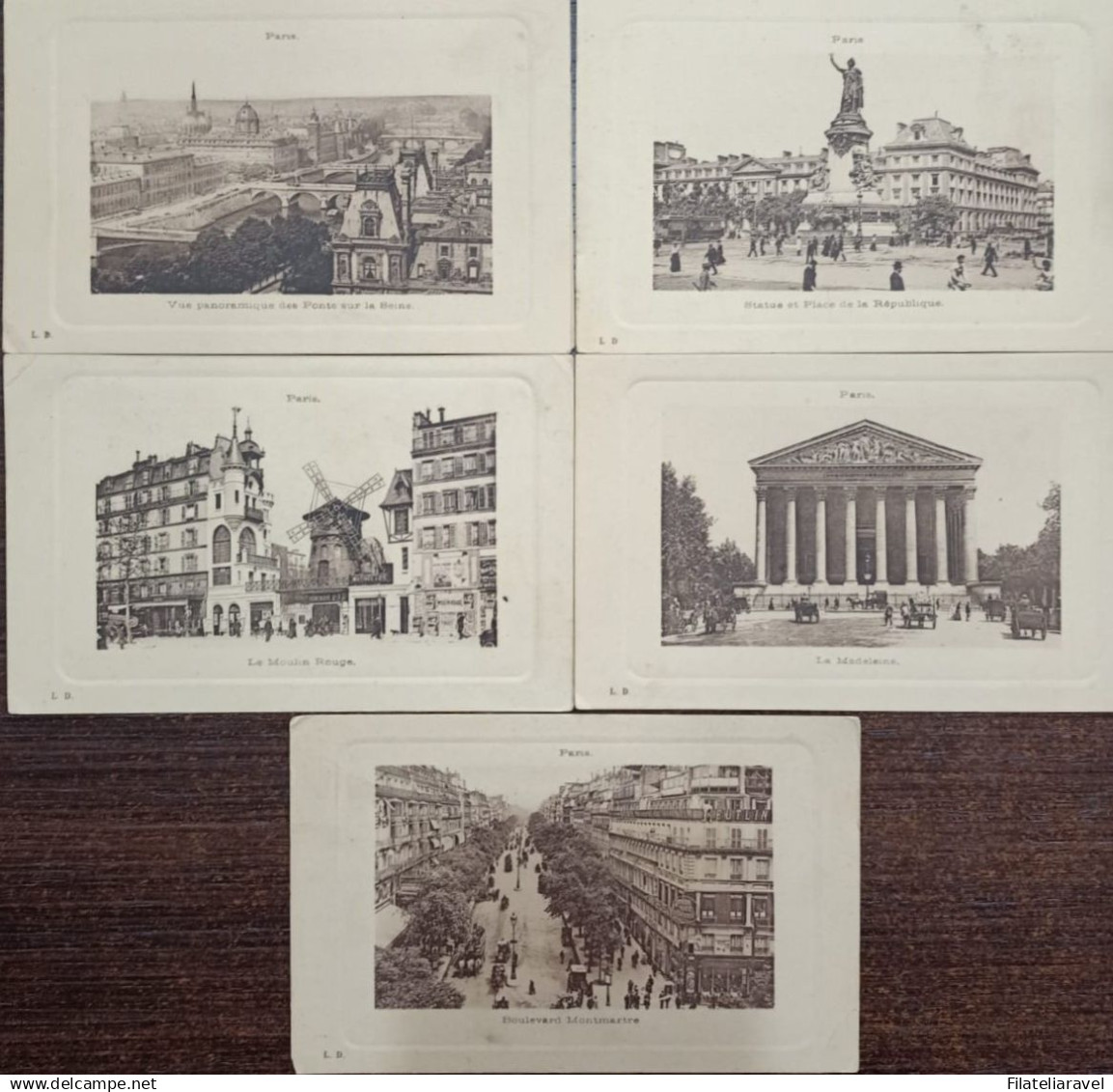 FRANCIA - CARTOLINE  - n. 7 cartoline nuove non viaggiate - PANORAMI E MONUMENTI DI PARIGI