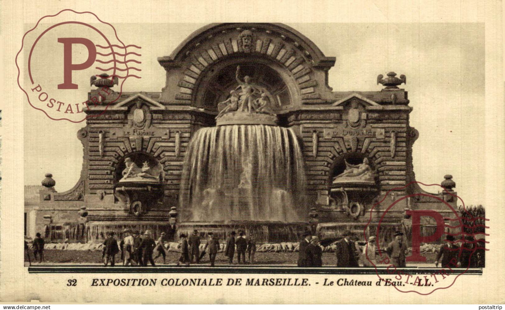 FRANCIA. FRANCE. 13 MARSEILLE, EXPOSITION COLONIALE, LE CHATEAU D'EAU