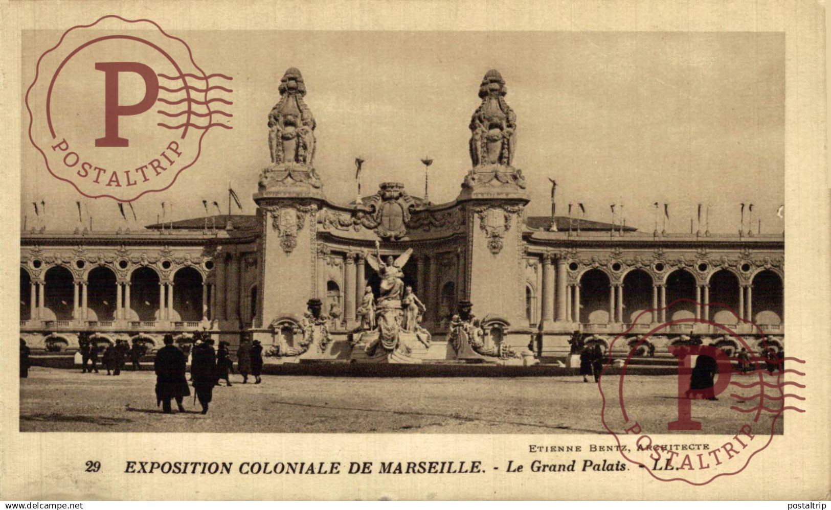 FRANCIA. FRANCE. 13 MARSEILLE, EXPOSITION COLONIALE, LE GRAND PALAIS