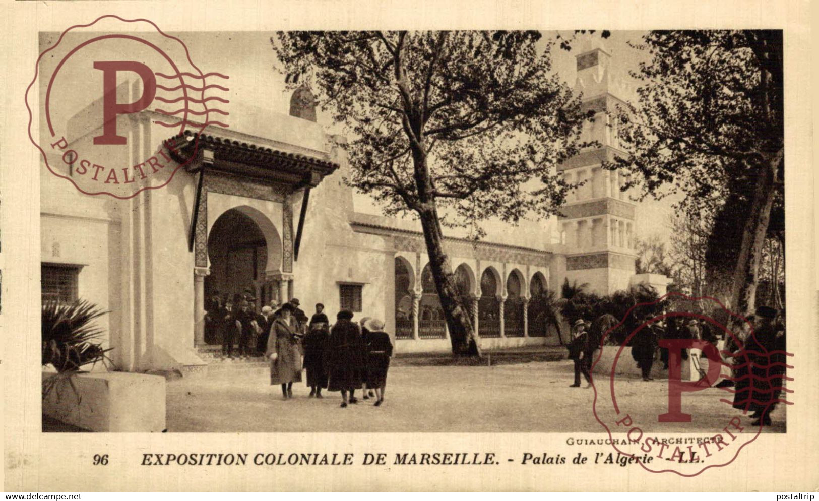 FRANCIA. FRANCE. 13 MARSEILLE, EXPOSITION COLONIALE, PALAIS DE L'ALGERIE