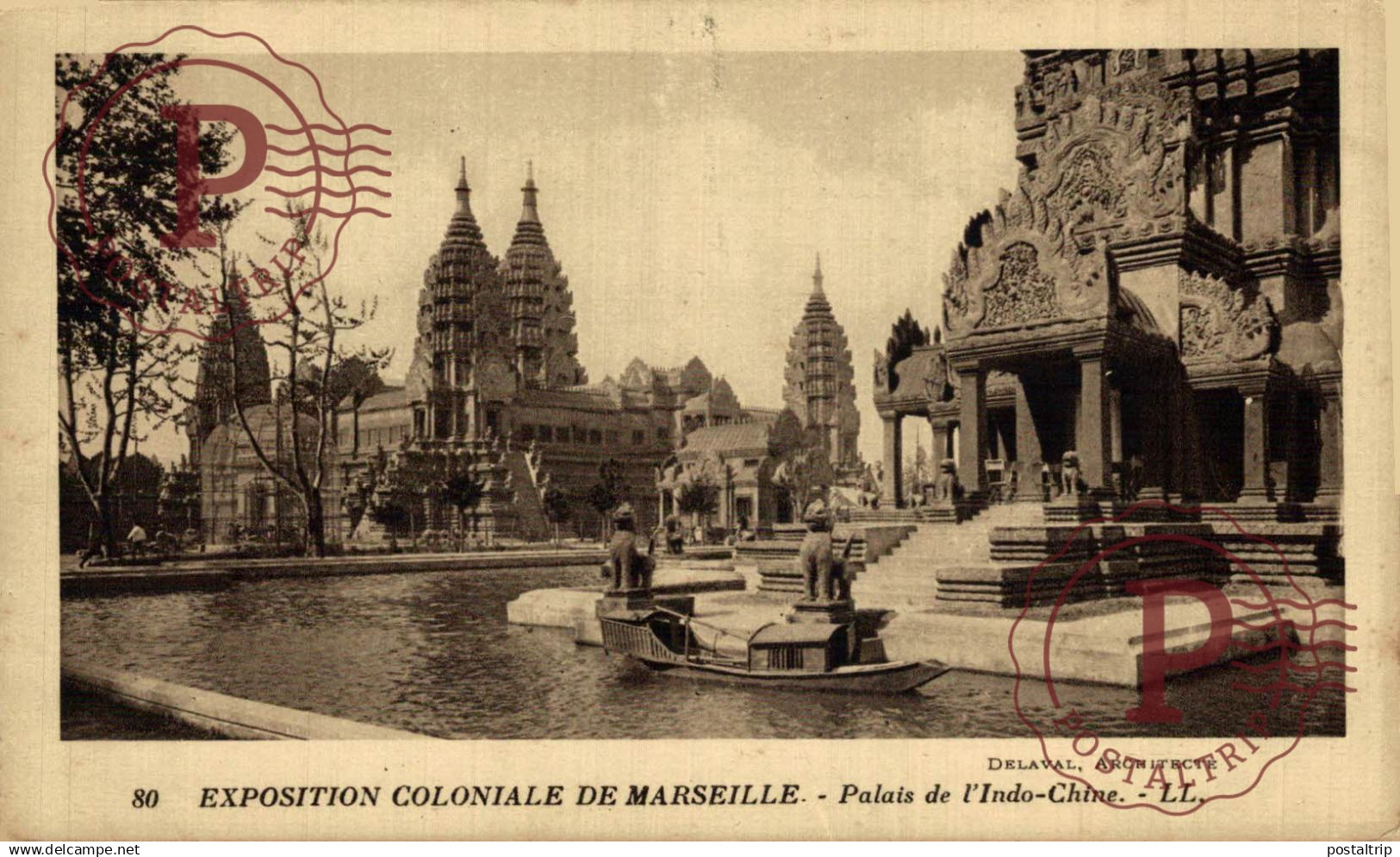 FRANCIA. FRANCE. 13 MARSEILLE, EXPOSITION COLONIALE, PALAIS DE L'INDO-CHINE