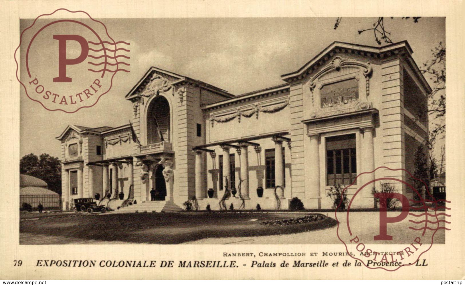 FRANCIA. FRANCE. 13 MARSEILLE, EXPOSITION COLONIALE, PALAIS DE MARSEILLE ET DE LA PROVENCE