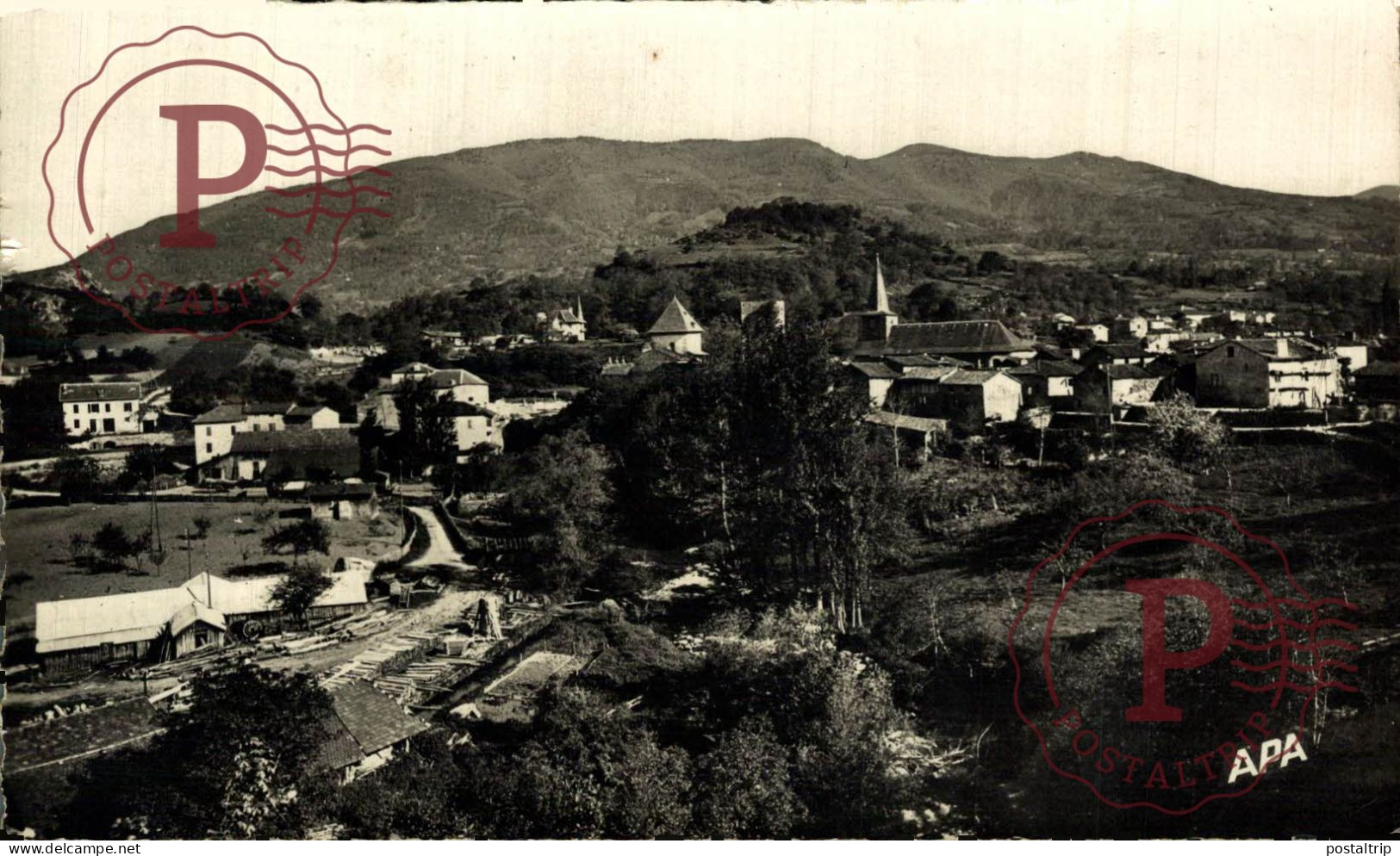 FRANCIA. FRANCE. MAULEON BAROUSSE VUE GENERALE