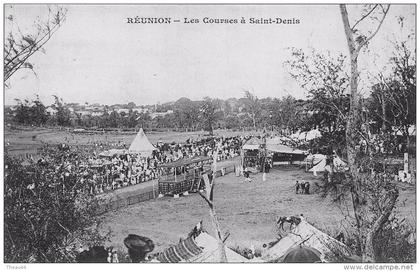 ¤¤  -   ILE de LA REUNION   -   Les Courses à SAINT-DENIS   -  Hippodrome  -  Course de Chevaux      -  ¤¤