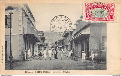 La Réunion - SAINT-DENIS - La rue de l'église - Ed. O. Du Mesgnil