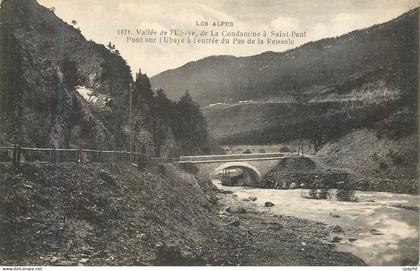 CPA Les Alpes Vallee de L'Ubaye de la Condamine a Saint Paul
