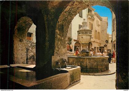 CPM Saint Paul de Vence La Fontaine et le Lavoie Public