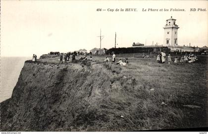 CPA Cap de La Have Le Phare et les Falaise