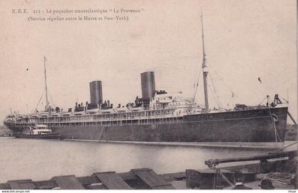 LE HAVRE(BATEAU PAQUEBOT LA PROVENCE)