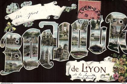 CPA Lyon Un bonjour