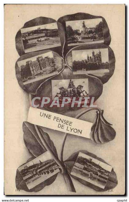 CPA Une Pensee De Lyon