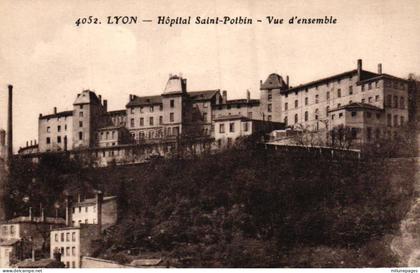Lyon 5 Vue d'ensemble de l'Hôpital Saint-Pothin édition Goutagny 4052