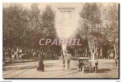 CPA Marseille Le Prado Automobile Velo Cycle