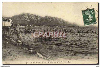 CPA Marseille Plage du Prado