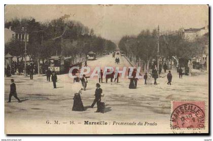 CPA Marseille Promenade du Prado