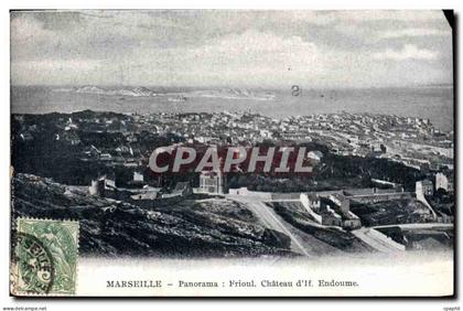 CPA Marseille Panorama Frioul Chateau d'If Endoume