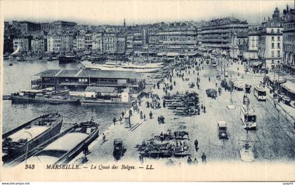 Marseille CPA Le quai des belges