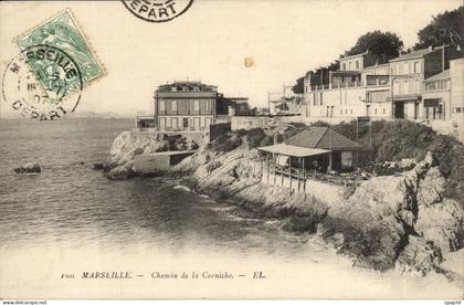 Marseille - Chemin de la Corniche - CPA