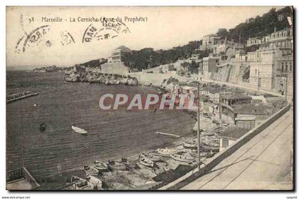 Marseille CPA La corniche (anse du prophete)
