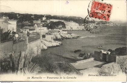 Marseille CPA Panorama de la corniche