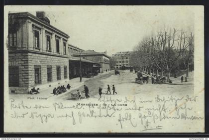 CPA Marseille, La Gare, La Gare