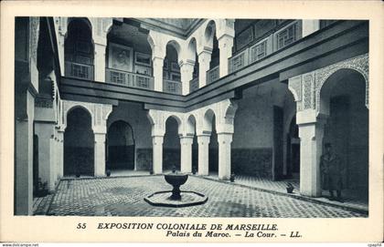 CPA Marseille Coloniale De Marseille Palais du maroc