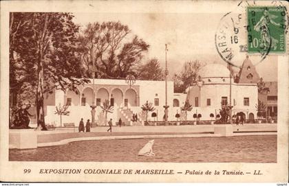 Marseille CPA Exposition coloniale de Marseille palais de la Tunisie