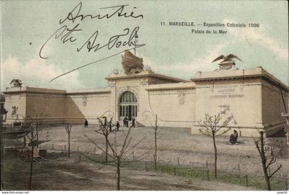 Marseille - Exposition Coloniale 1906 - Palais de la Mer CPA
